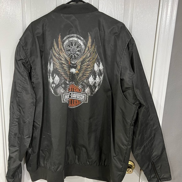 Harley Davidson jacket size 2xL vintage style - Picture 2 of 2